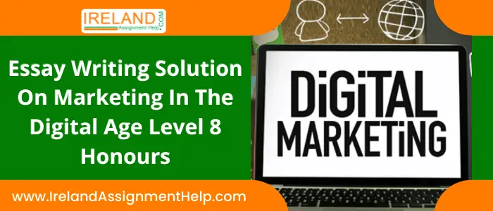 Essay writing solution on Marketing in the Digital Age Level 8 Honours