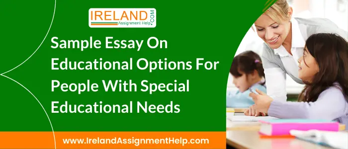 Sample essay on Educational options for People with special educational needs