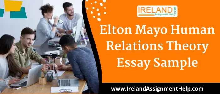 Elton Mayo Human Relations Theory Essay Sample 