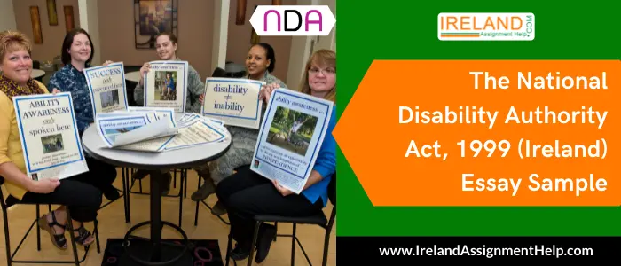 The National Disability Authority Act, 1999 (Ireland) Essay Sample