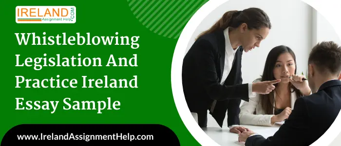 Whistleblowing Legislation and Practice Ireland Essay Sample